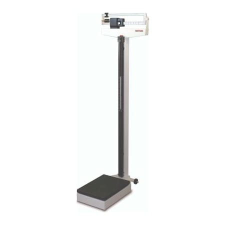Rice Lake Weighing Systems Rice Lake RL-MPS-10 Mechanical Physician Scale with Height Rod - LB Only, 440 lb x 4 oz 102613